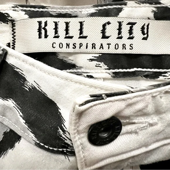 Kill City Animal Print Jeans - Picture 5 of 6